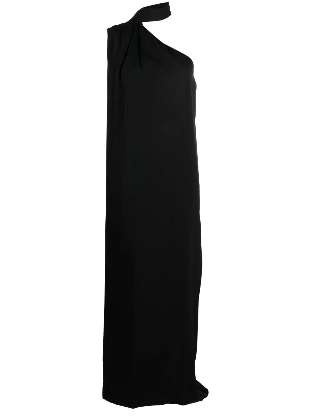 Scarf long Dress, black