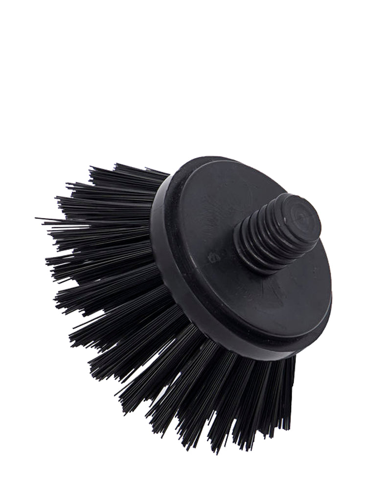 Dish brush head, replaceable, black