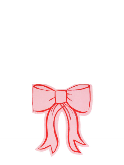 Bow dinner napkins