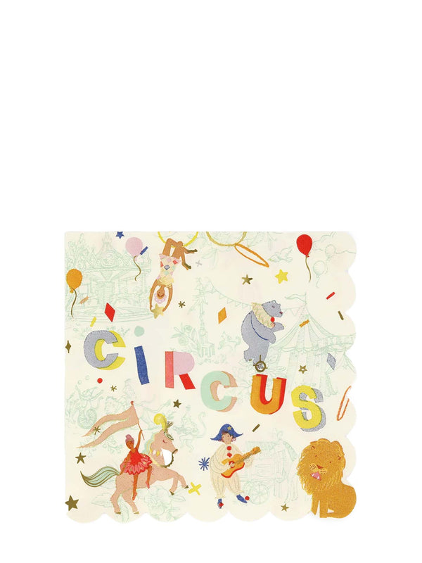 Circus dinner napkins
