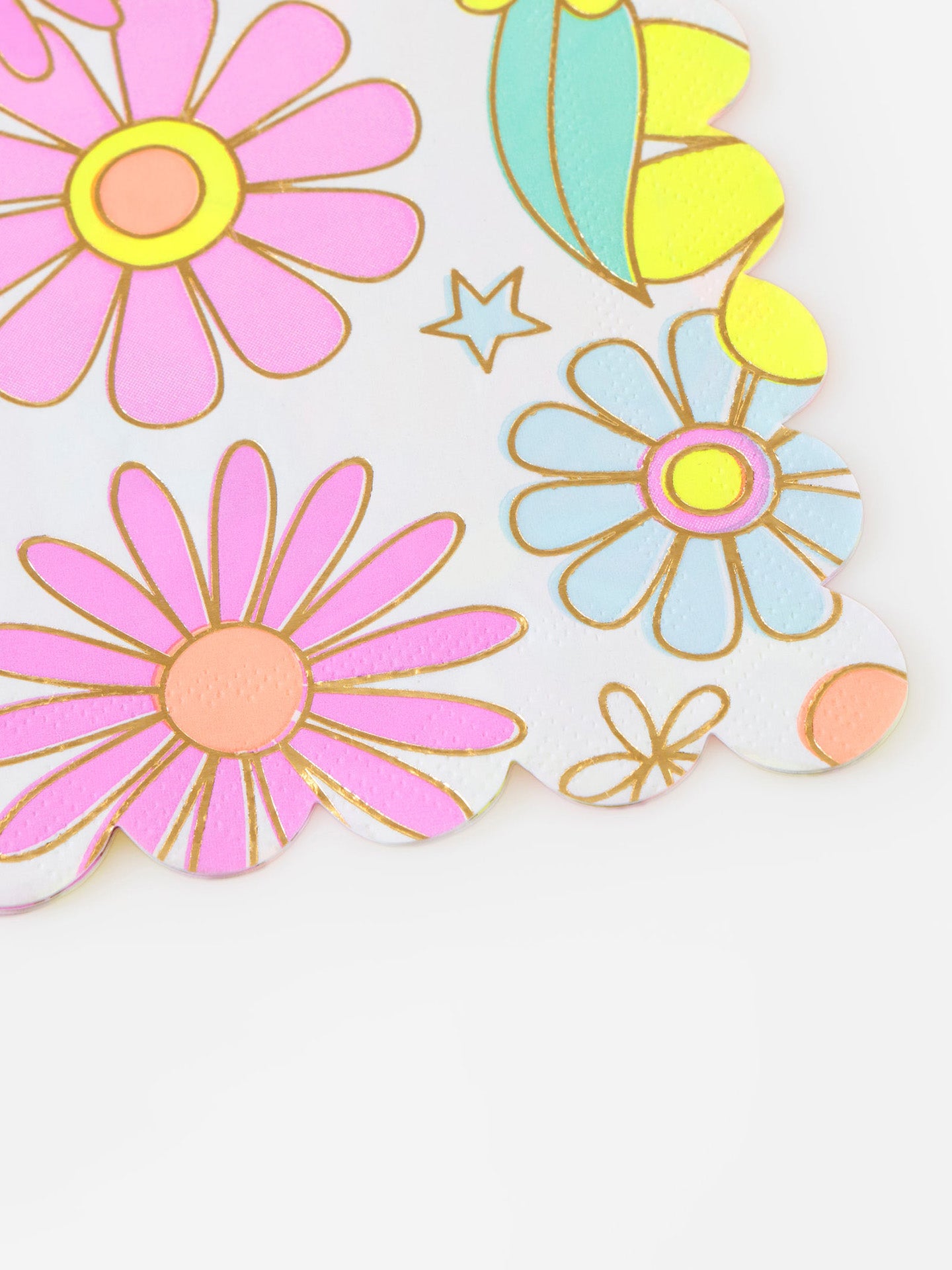 Flower power, cocktail napkins