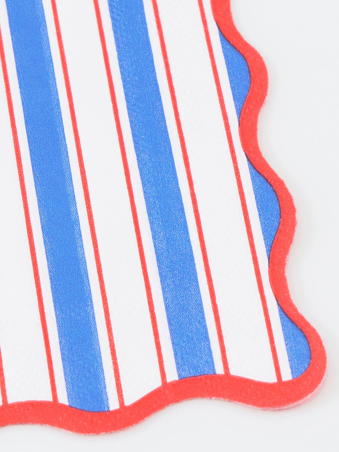 Nautical striped cocktail napkins