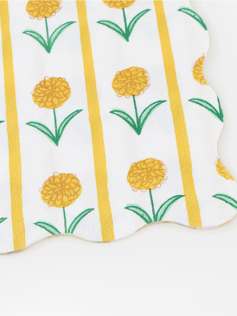 Flora cocktail napkins