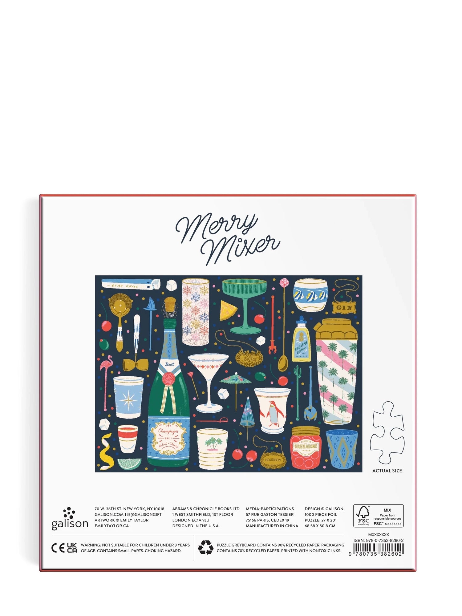 Merry mixer foil puzzle (1000 pcs)