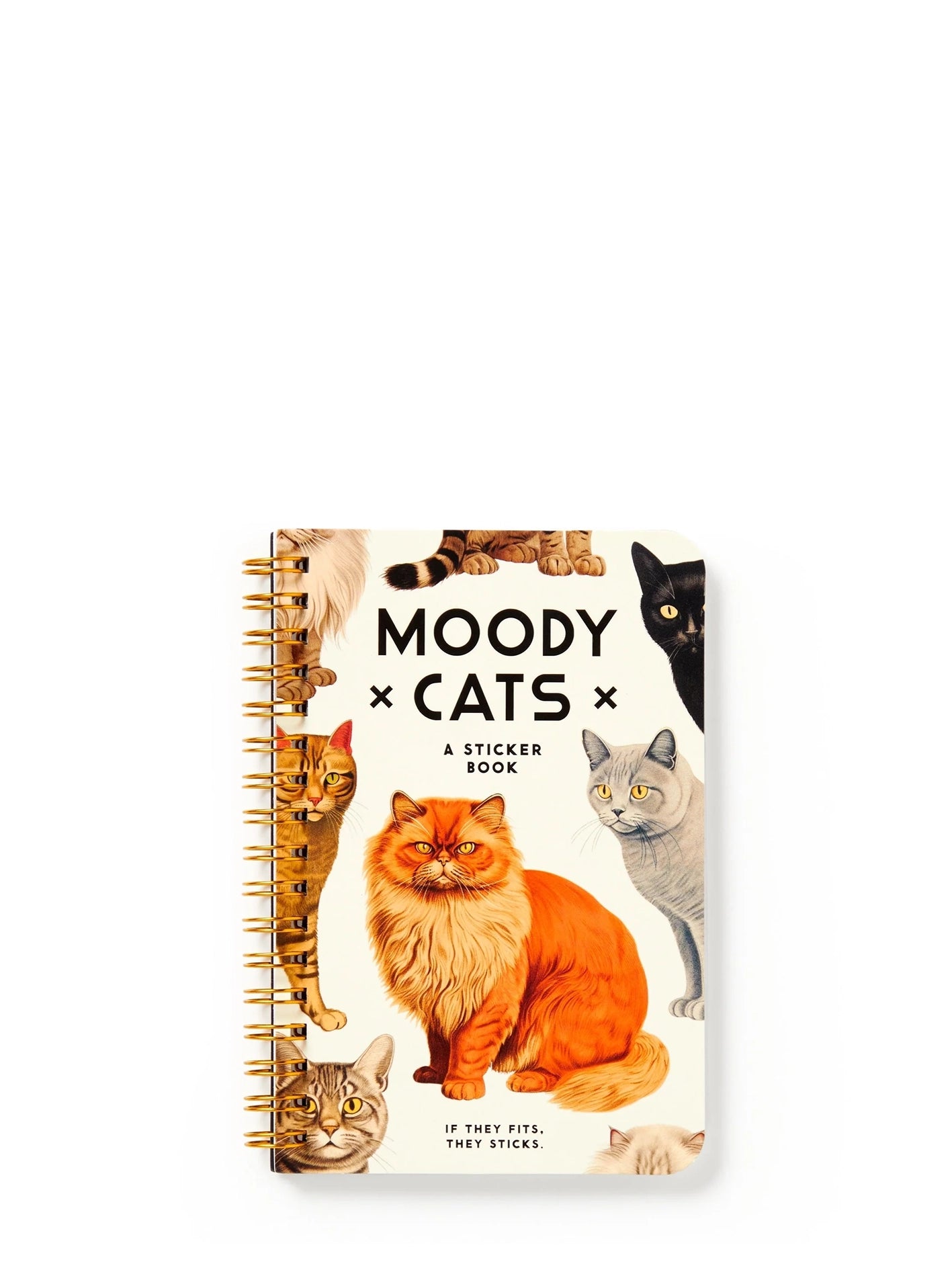 Moody Cats Sticker Book