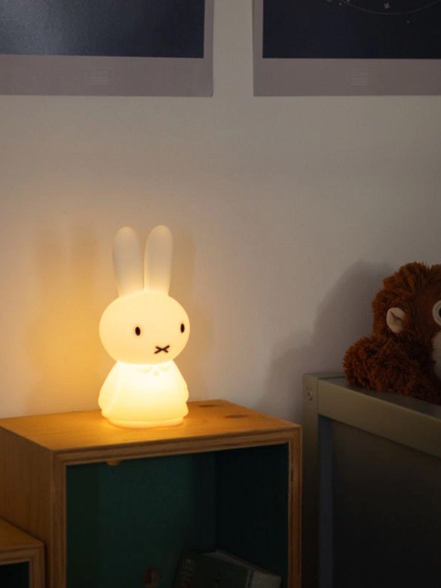 Miffy Shines lamp, white (22cm)