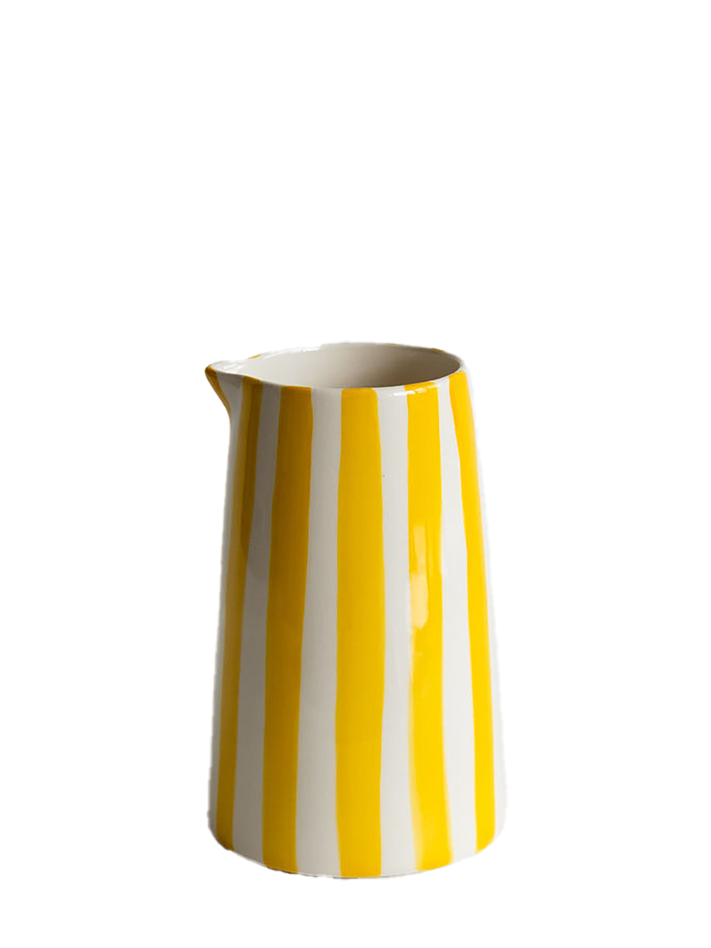 Large Jug Candy Stripe, Turmeric