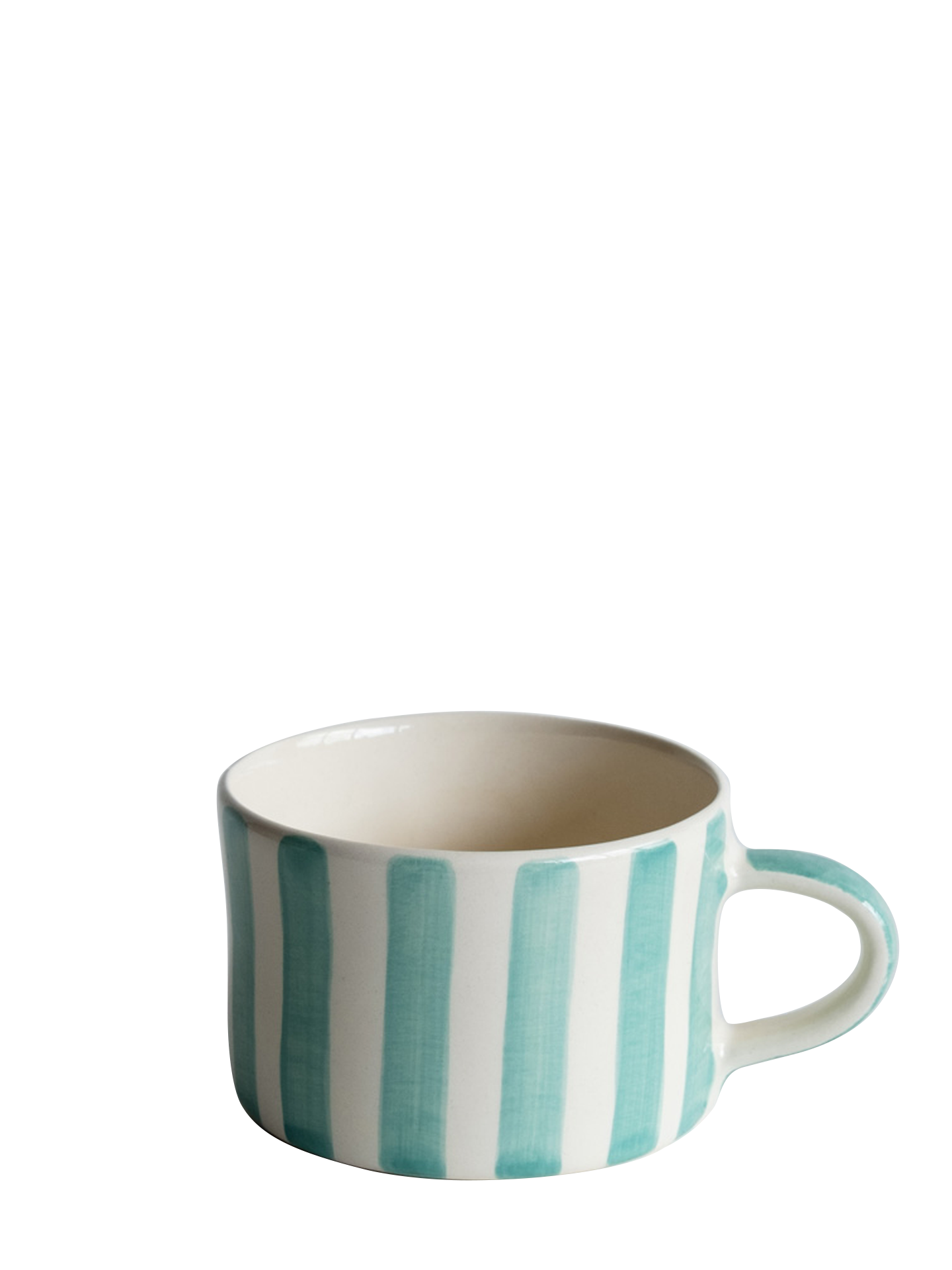 Candy stripe mug, mint