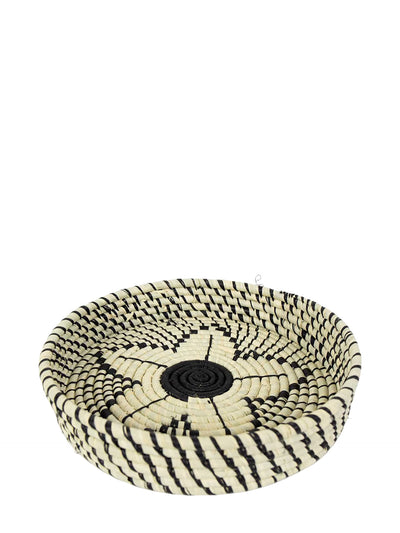 Raffia star tray, large