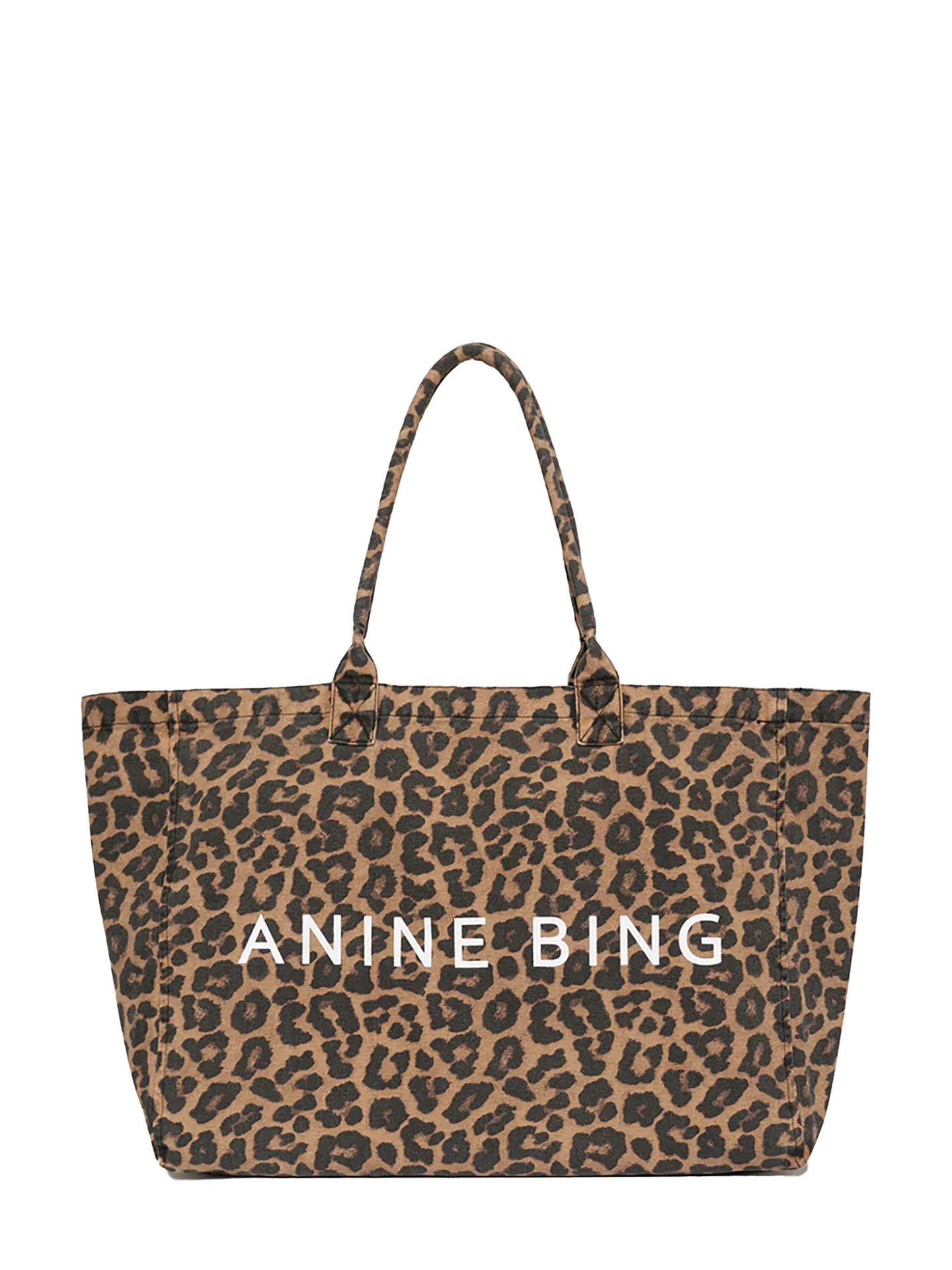 Leo canvas tote bag, leopard
