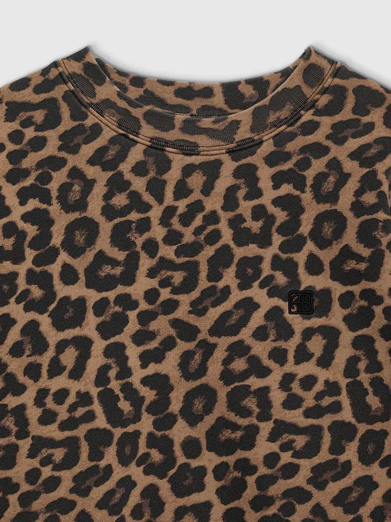 Miles sweatshirt, leopard