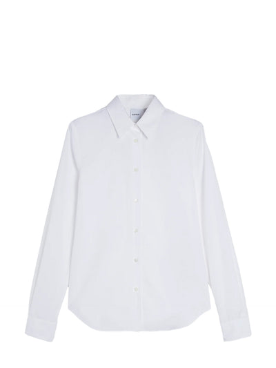 Classic cotton poplin shirt, white