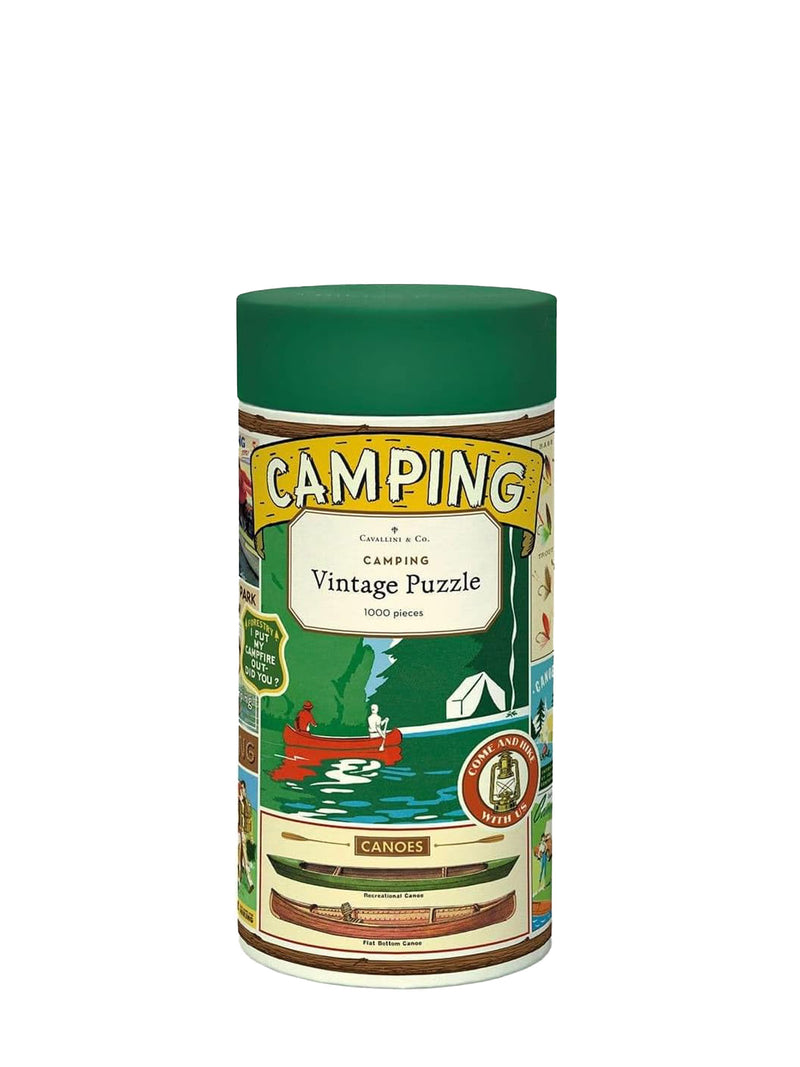 Camping vintage puzzle (1000 pieces)