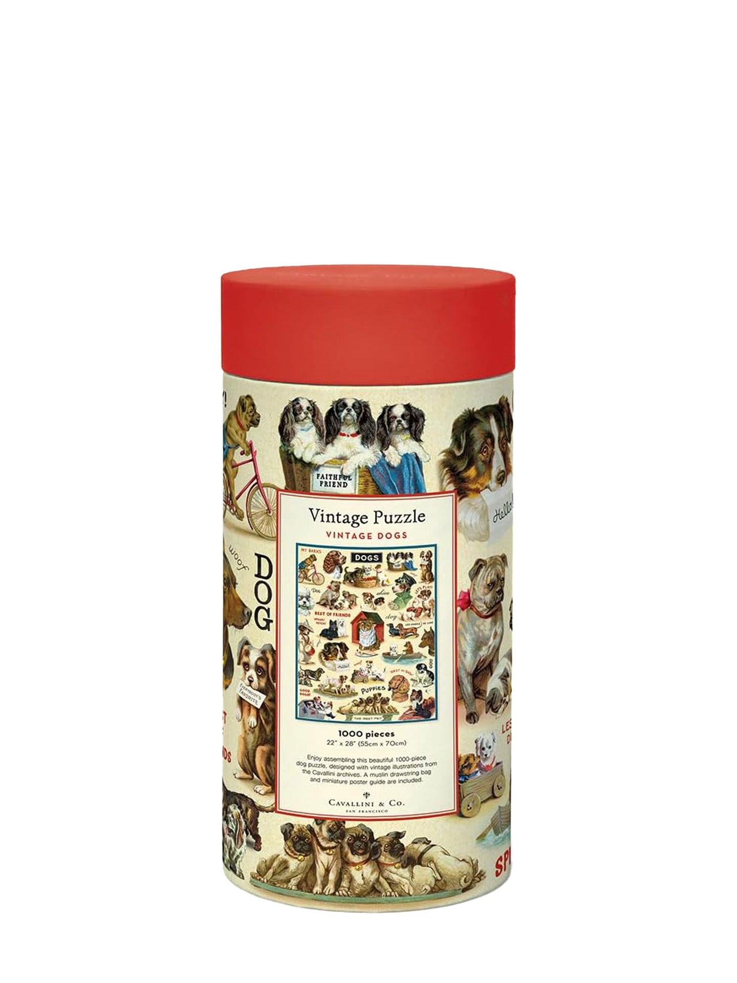 Vintage dogs vintage puzzle (1000 pieces)