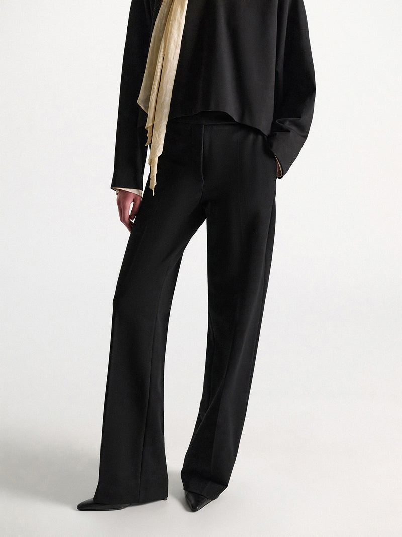 Emotional essence wide pants, black