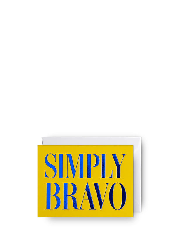 Simply bravo, all occasions mini card
