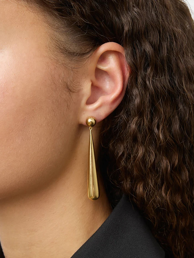 Louise earrings, gold