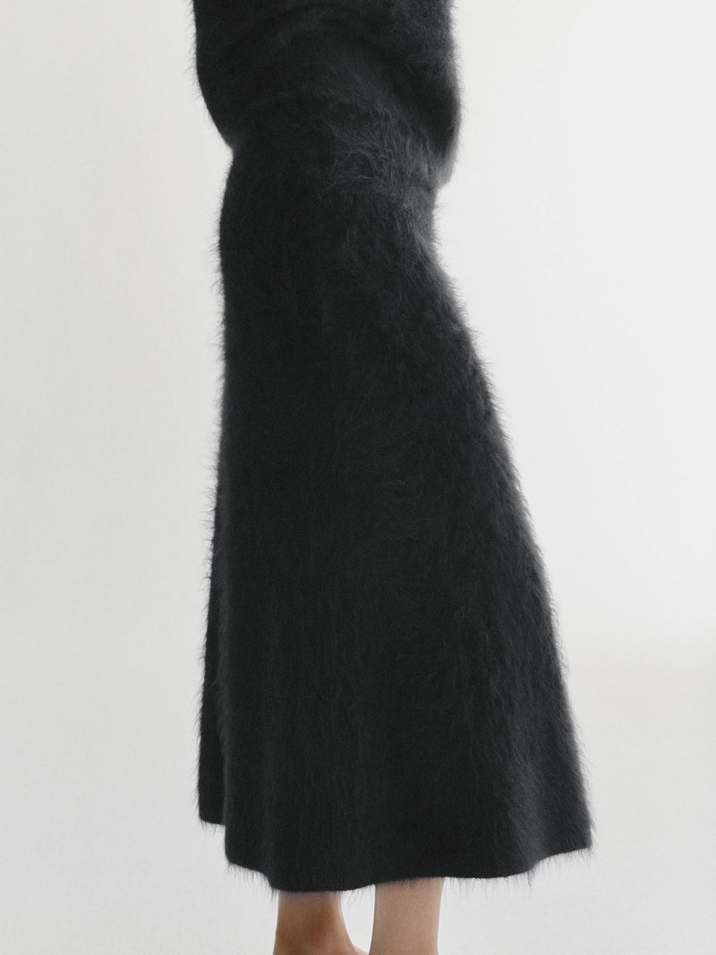 Asta skirt, black brushed
