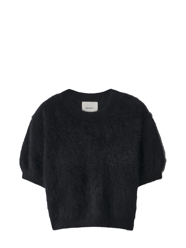 Juniper sweater, black brushed