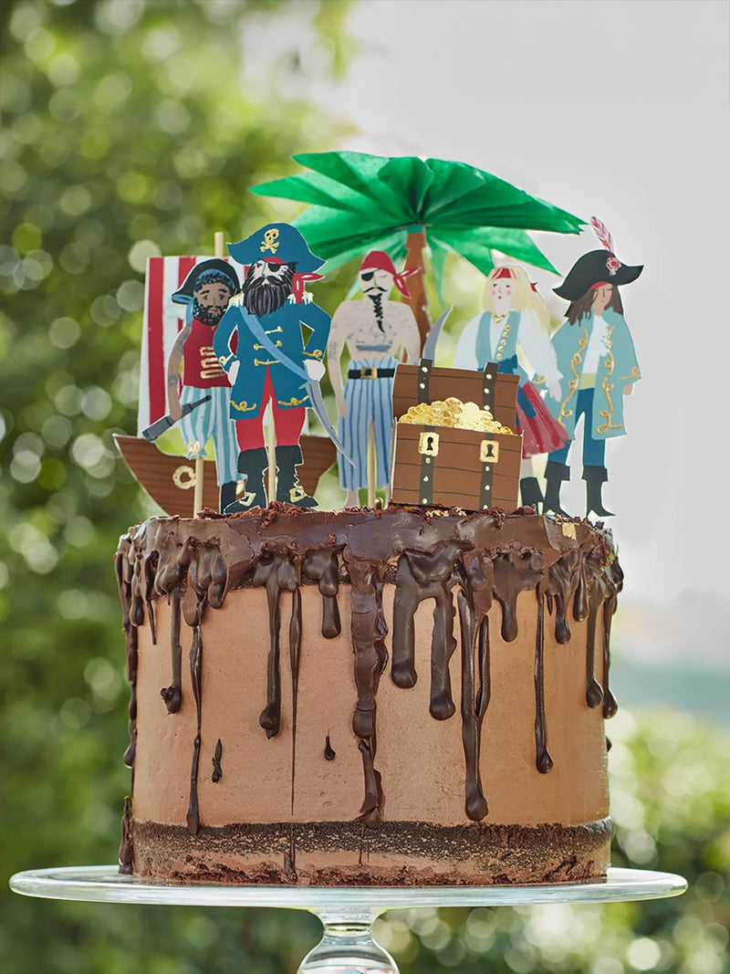Pirate cake toppers