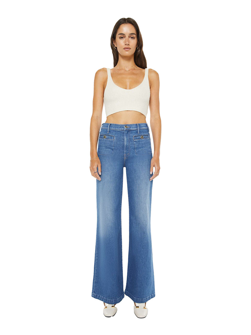 Stashed hustler roller sneak jeans, "Whisk me away"