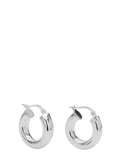Amanda x hoops, silver