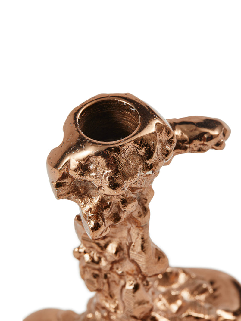 Drip candle holder S, rose gold