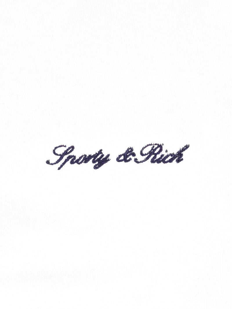 Signature Logo Terry Polo, White