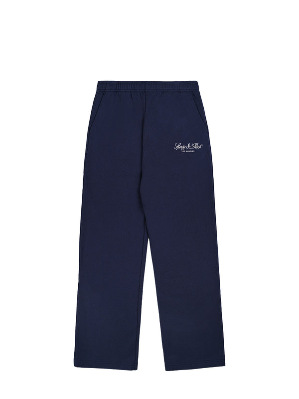Vendome LA Embroidered Wide Sweatpant, dark navy