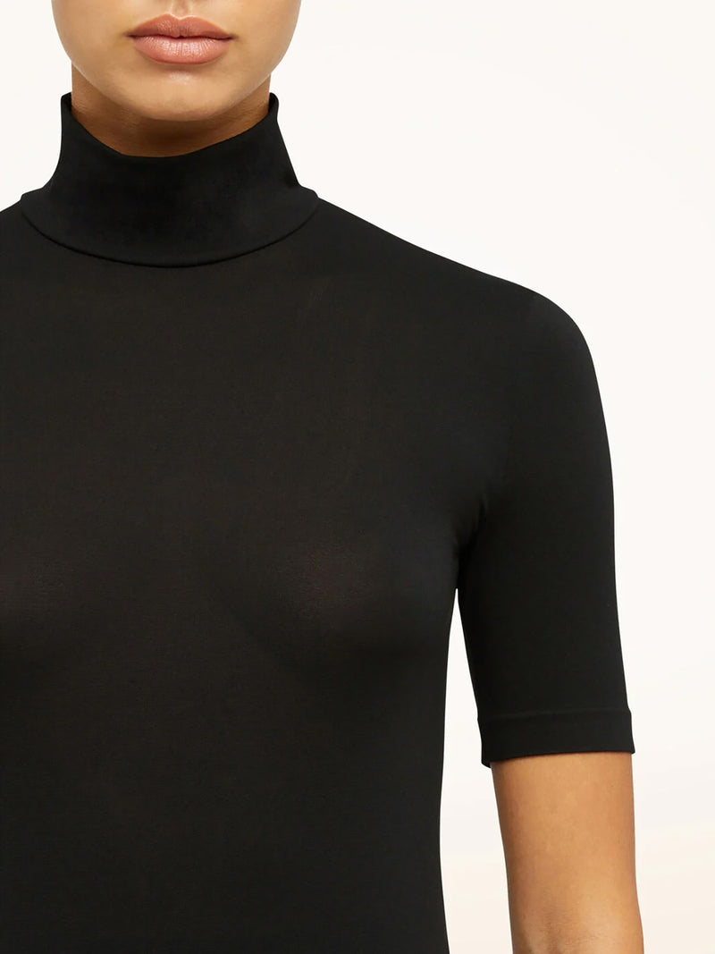 Aurora top short sleeves, black