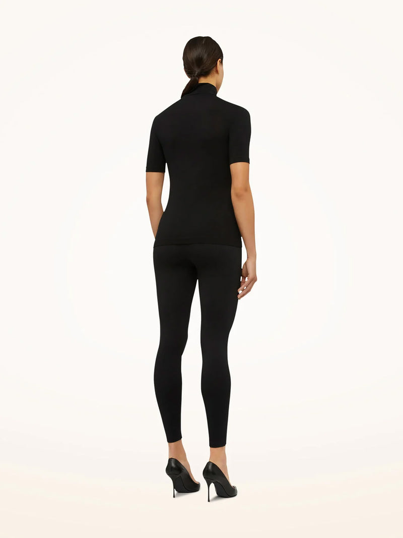 Aurora top short sleeves, black