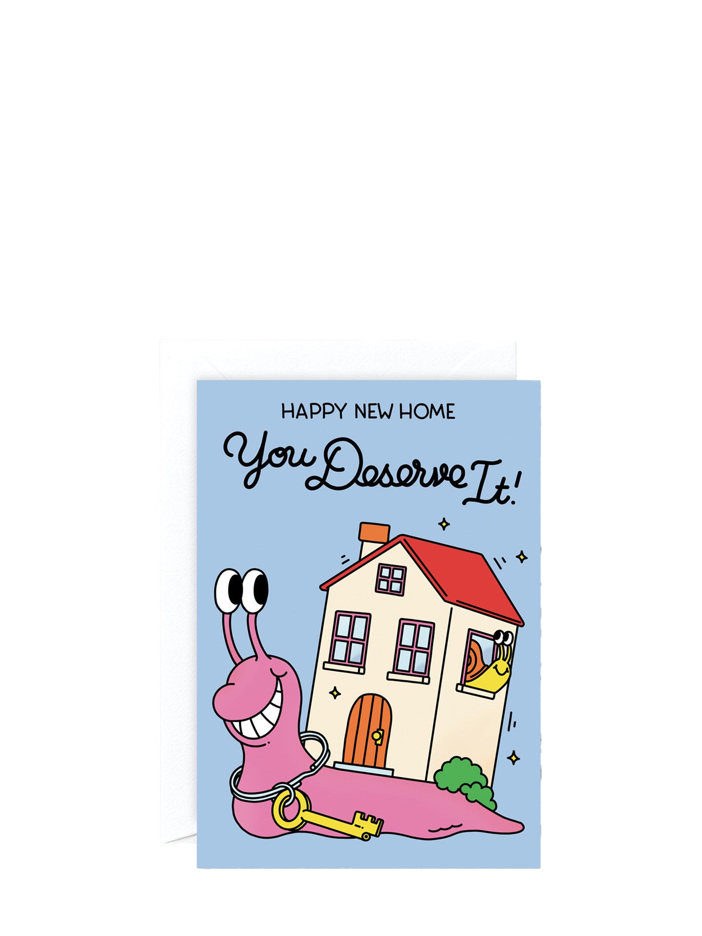 Happy new home, you deserve it new home card