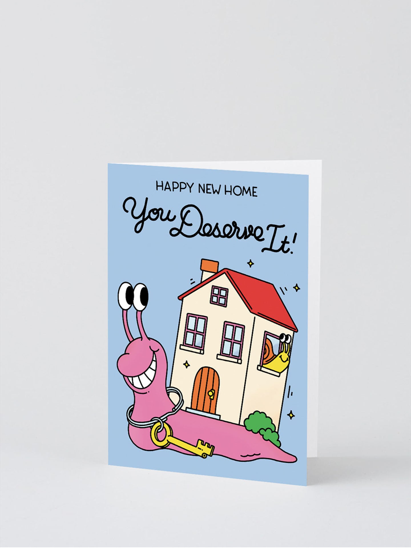 Happy new home, you deserve it new home card