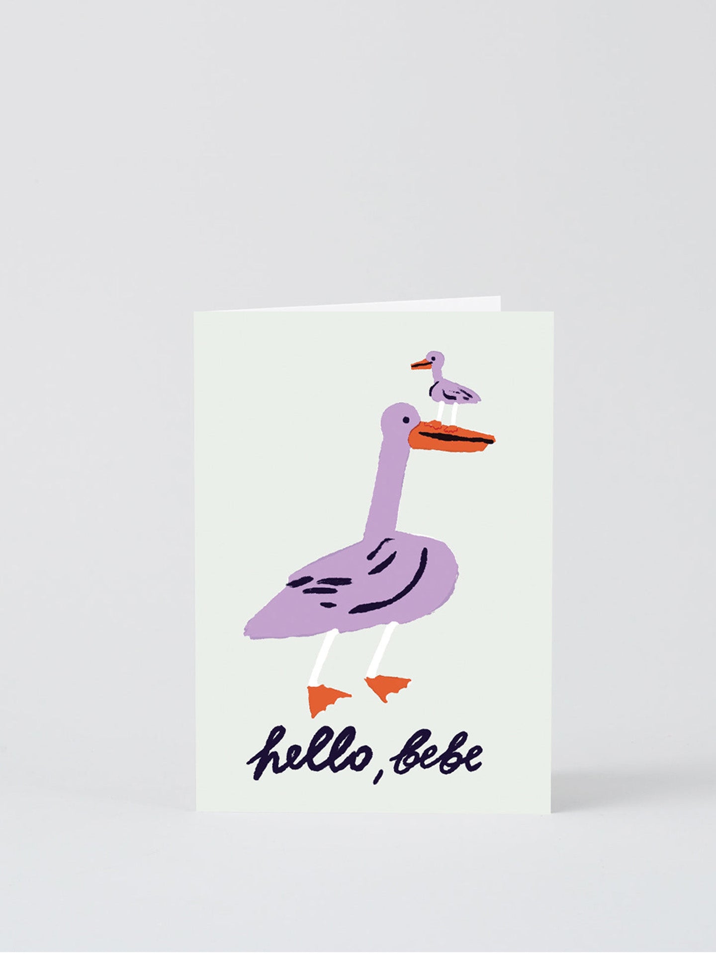 Hello bebe, new baby card