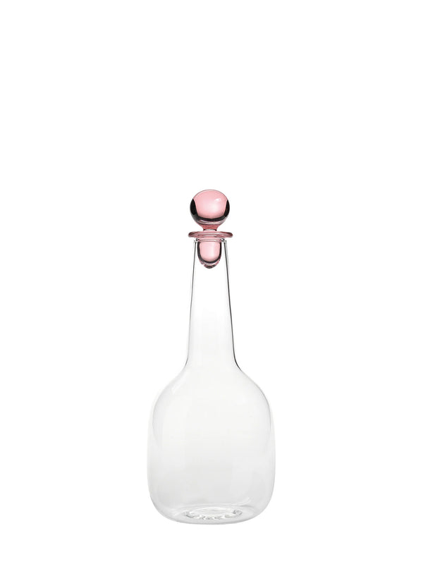 Bilia bottle, pink stopper