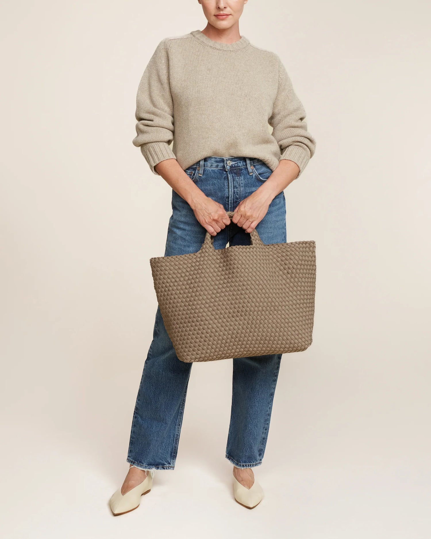 St Barths Large Tote, cashmere