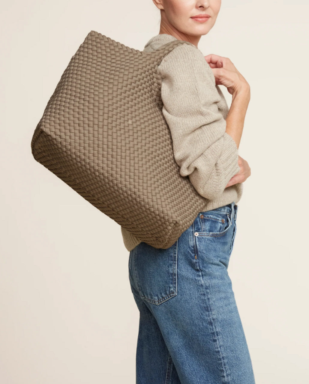 St Barths Large Tote, cashmere