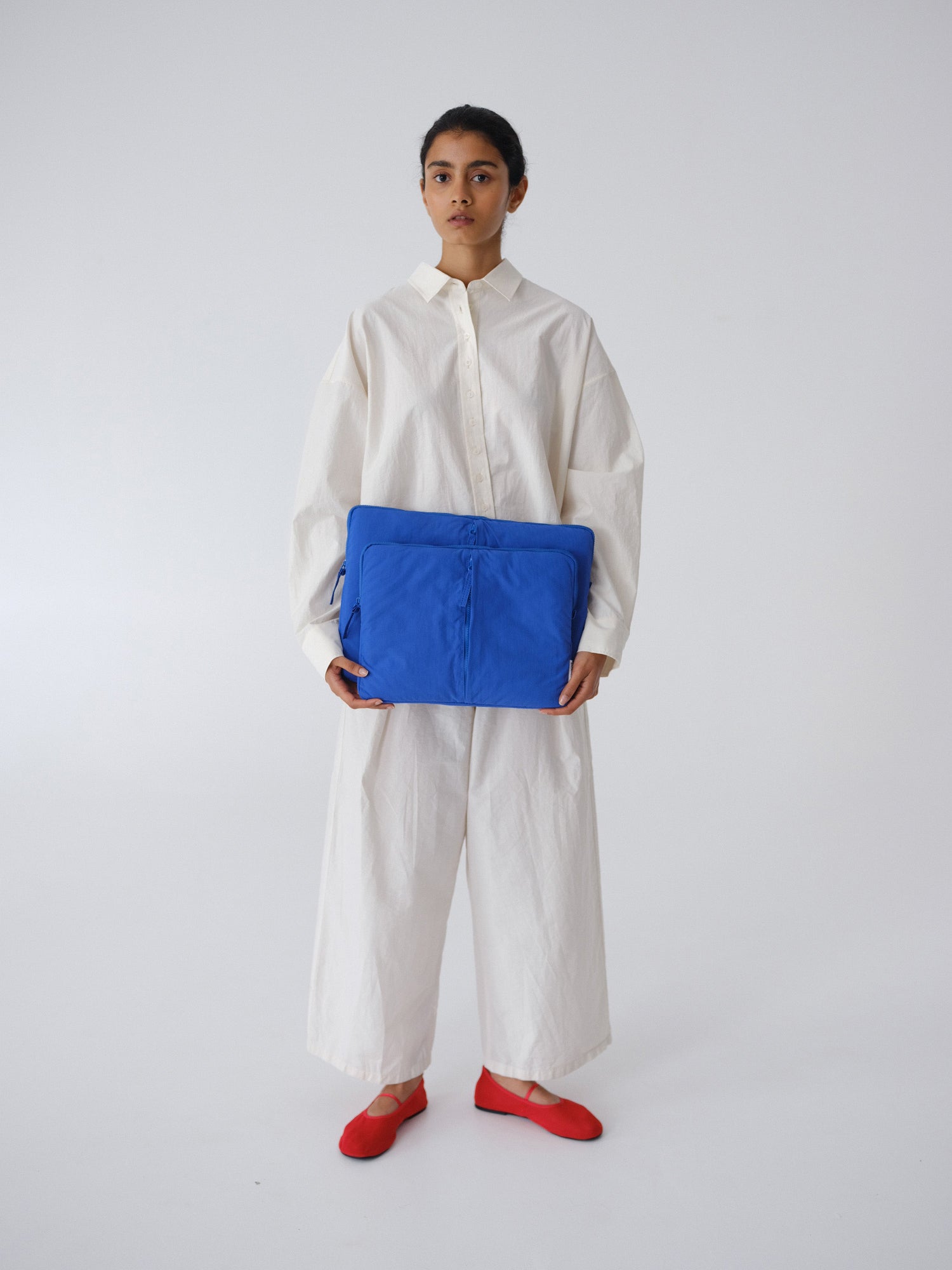 Padded laptop sleeve, cobalt blue (13” & 14” laptop)