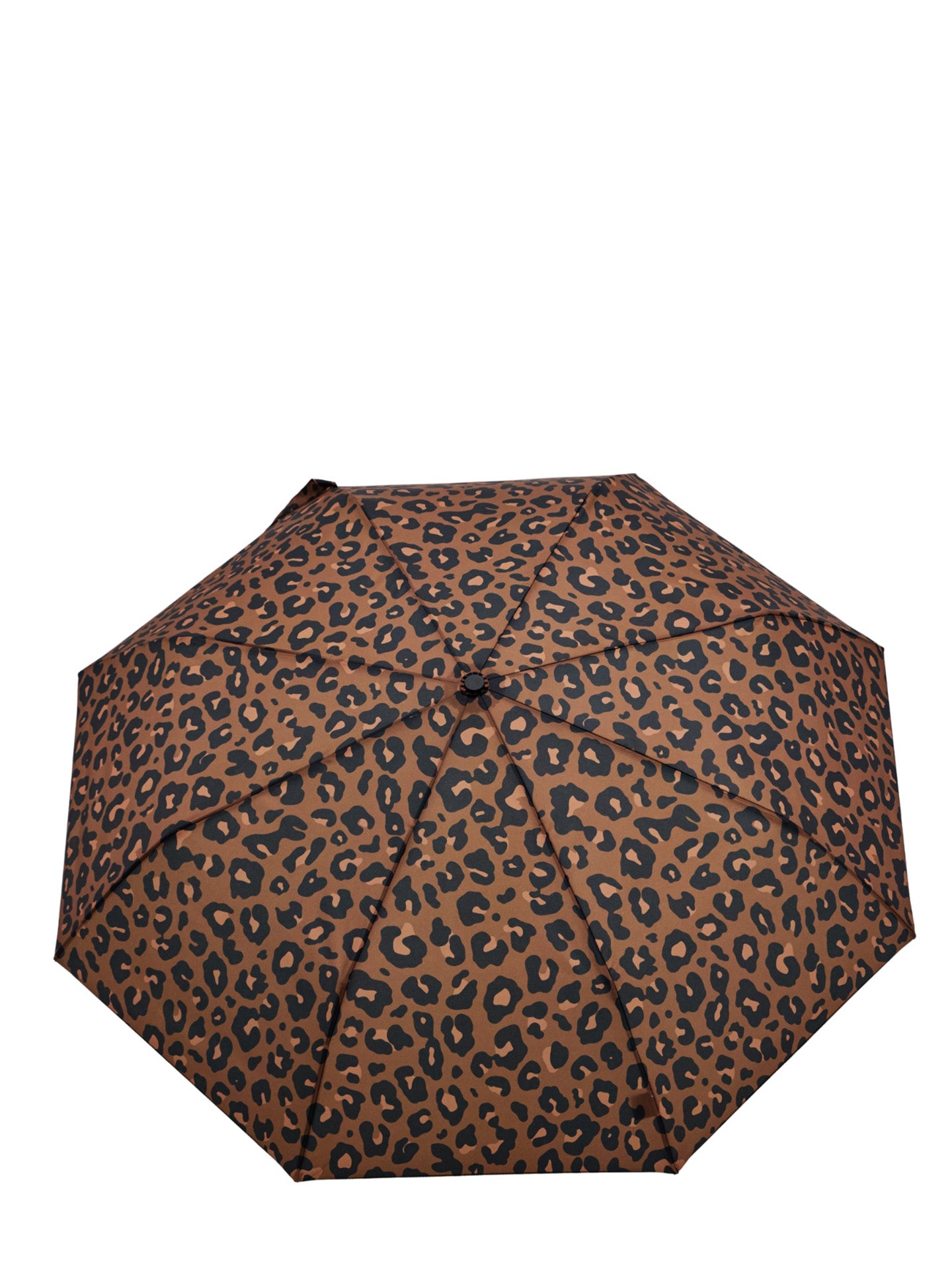 Duck umbrella, brown leopard print
