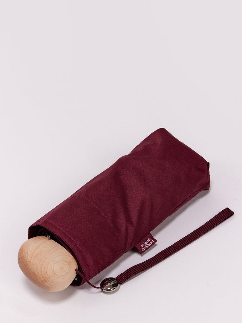 Mini compact umbrella, cherry red