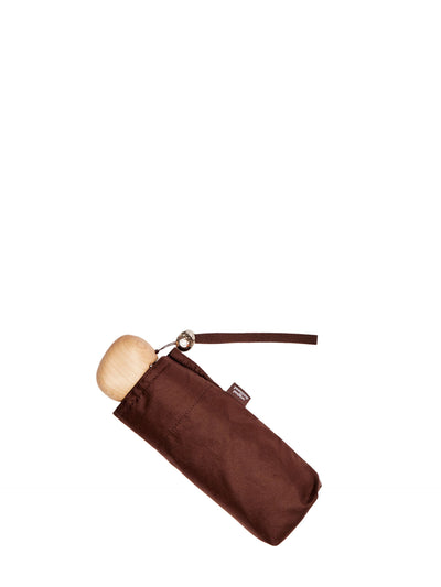 Mini compact umbrella, espresso brown