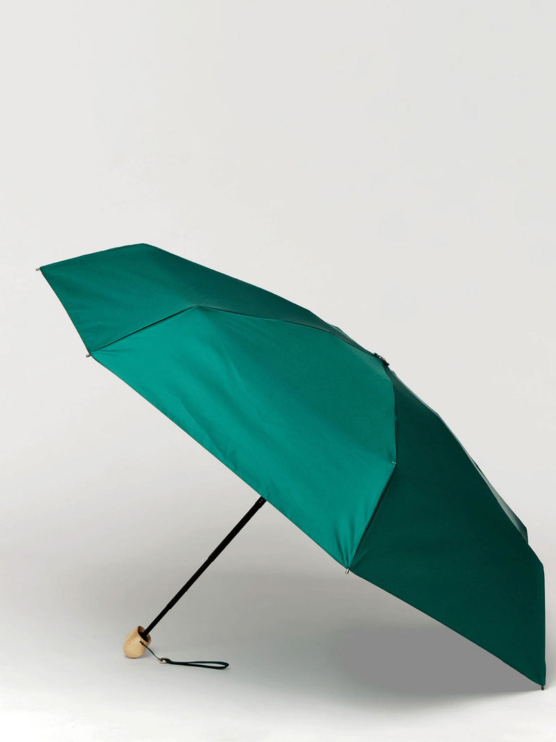 Mini compact umbrella, forest green