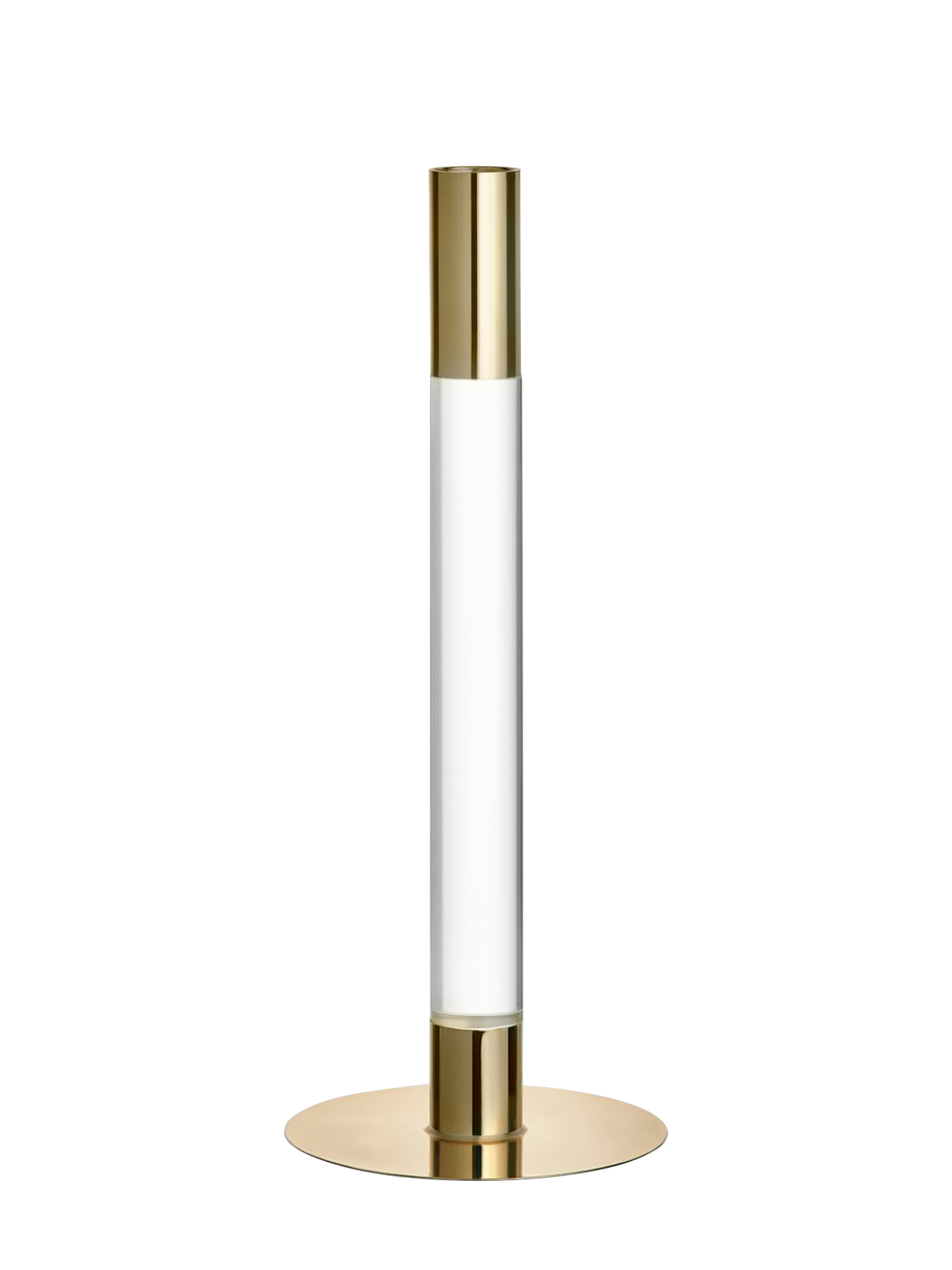 Lumiere gold candlestick, tall (32 cm)