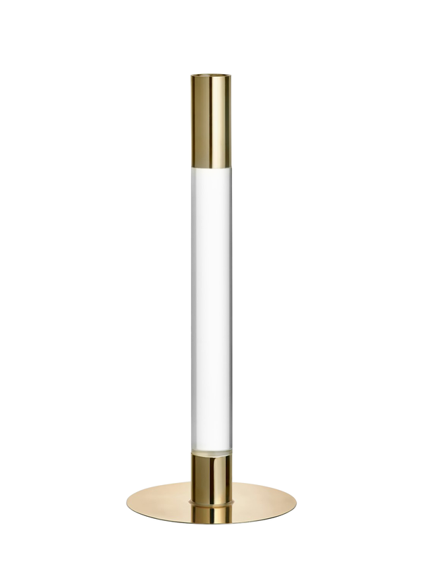 Lumiere gold candlestick, tall (32 cm)