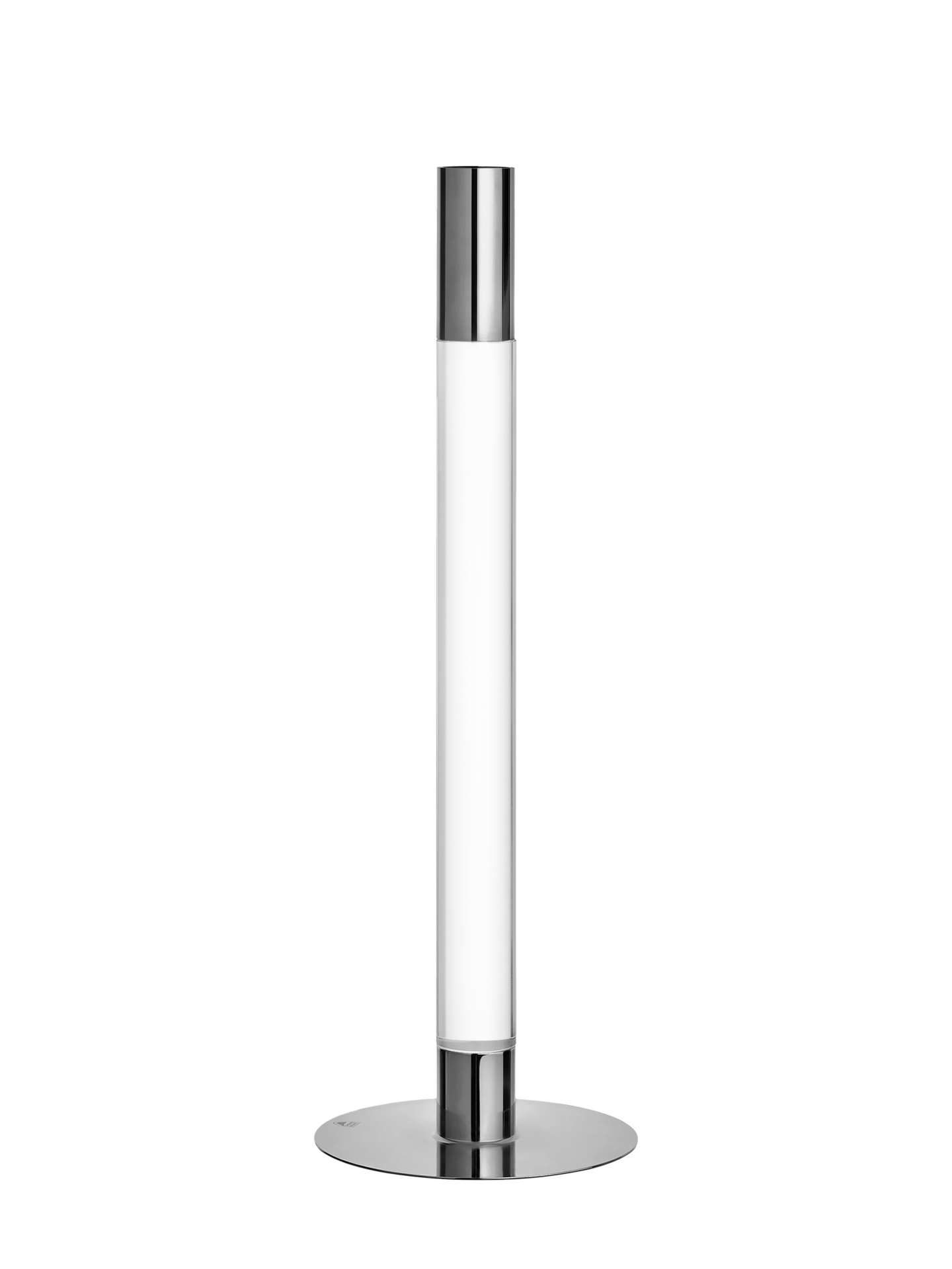Lumiere silver candlestick, tall (32 cm)