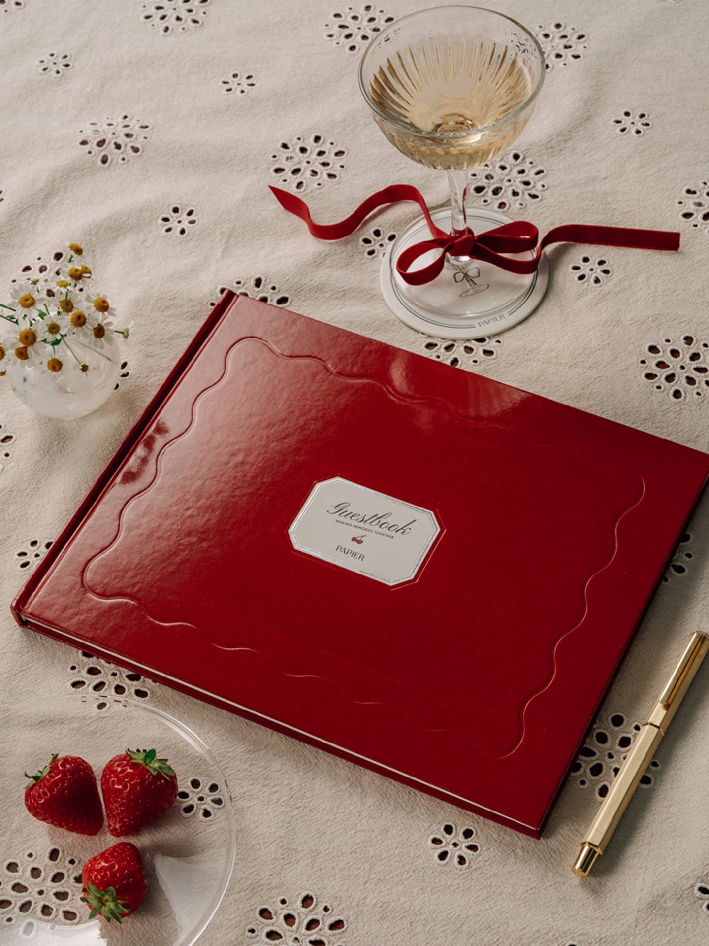 Cherry on top guest book