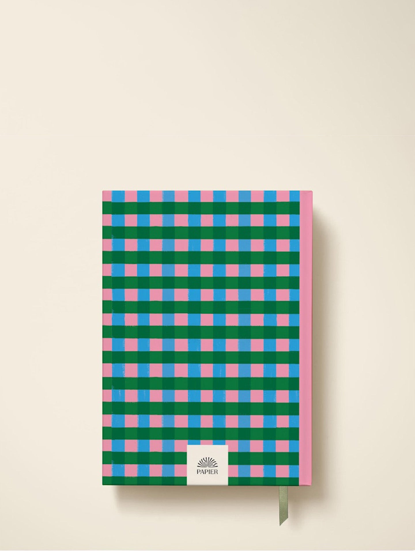 Fresh cherries lined notebook, pink
