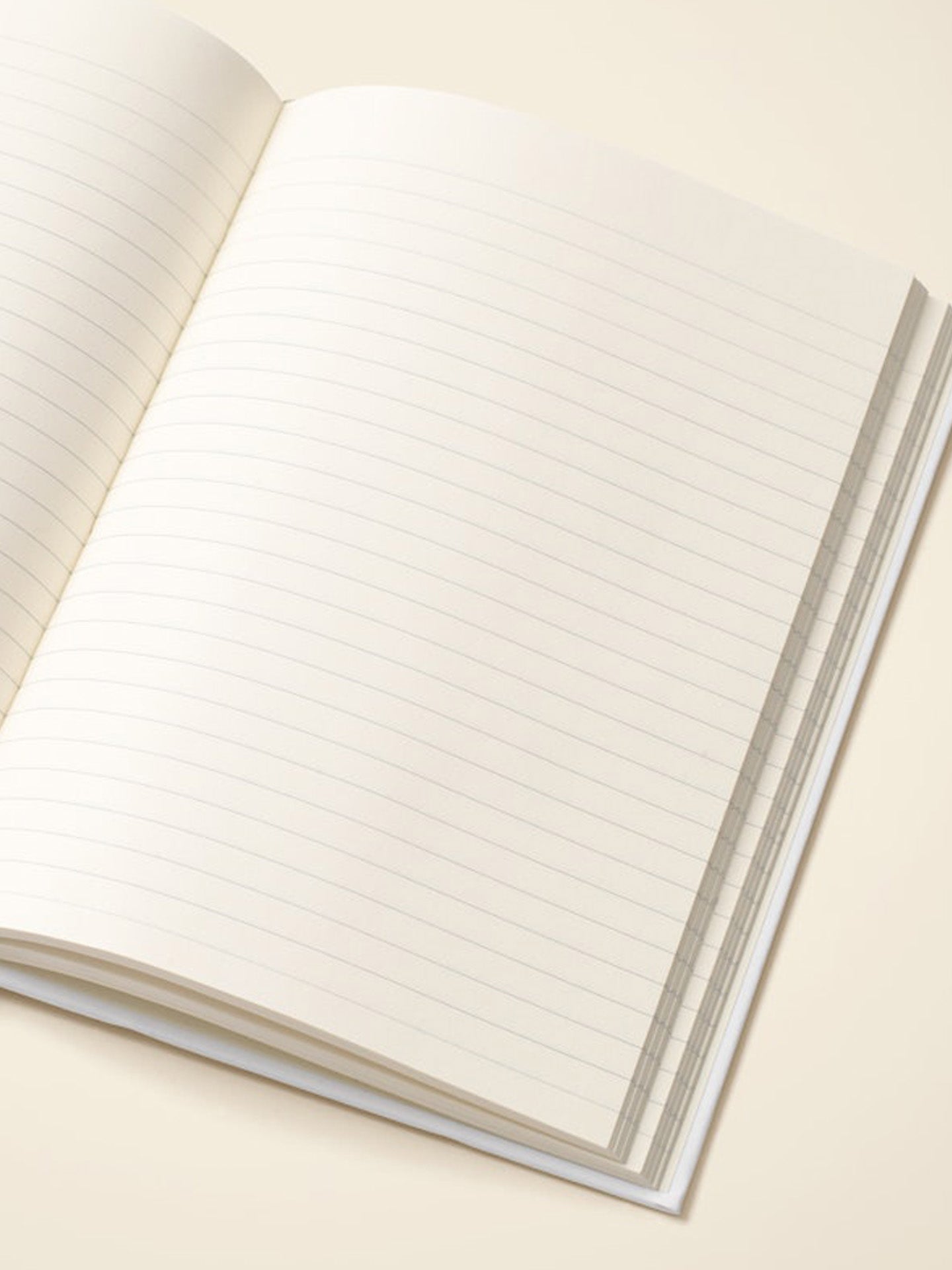 Fresh cherries lined notebook, pink