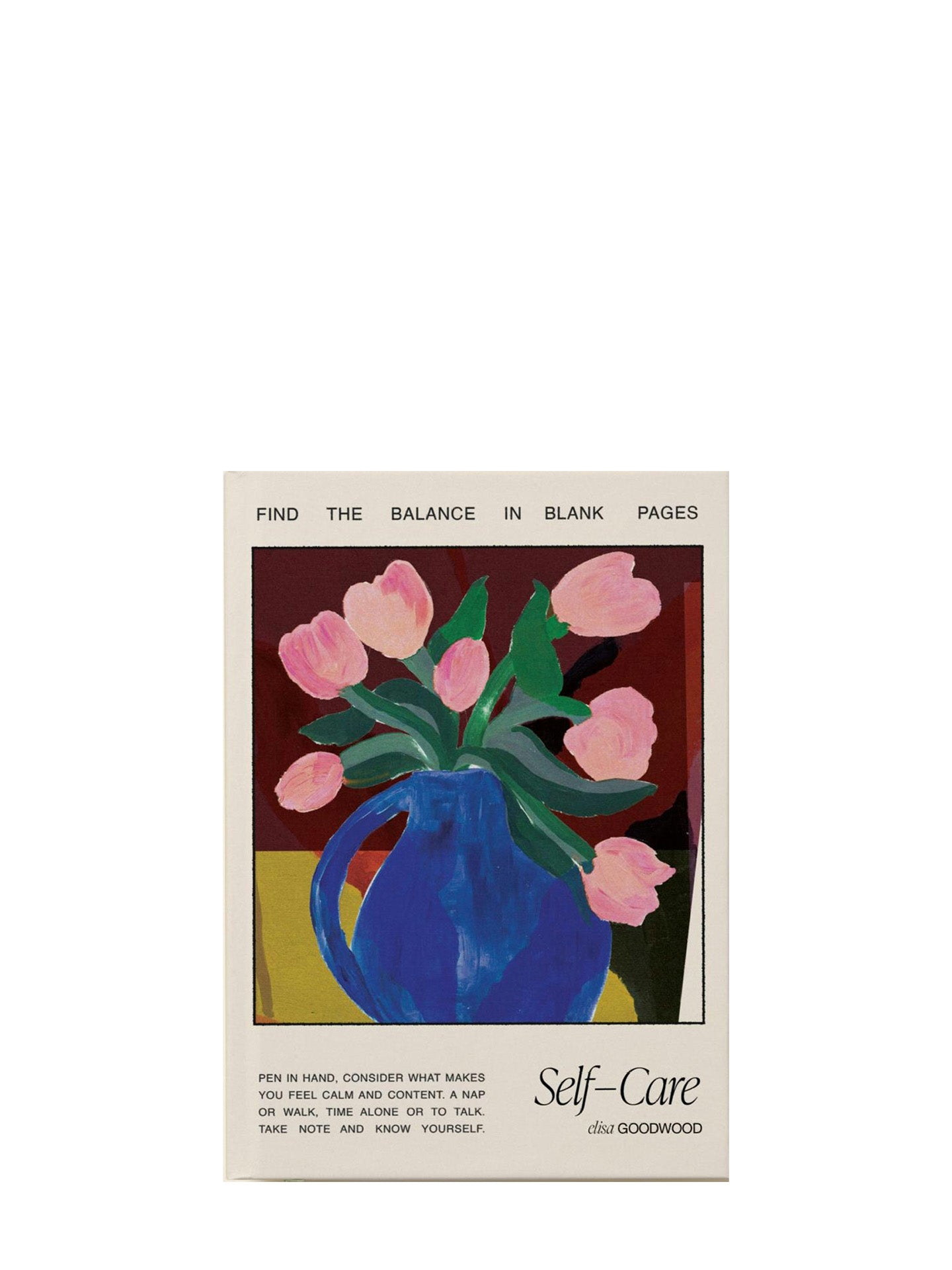 Tulip vase wellness journal