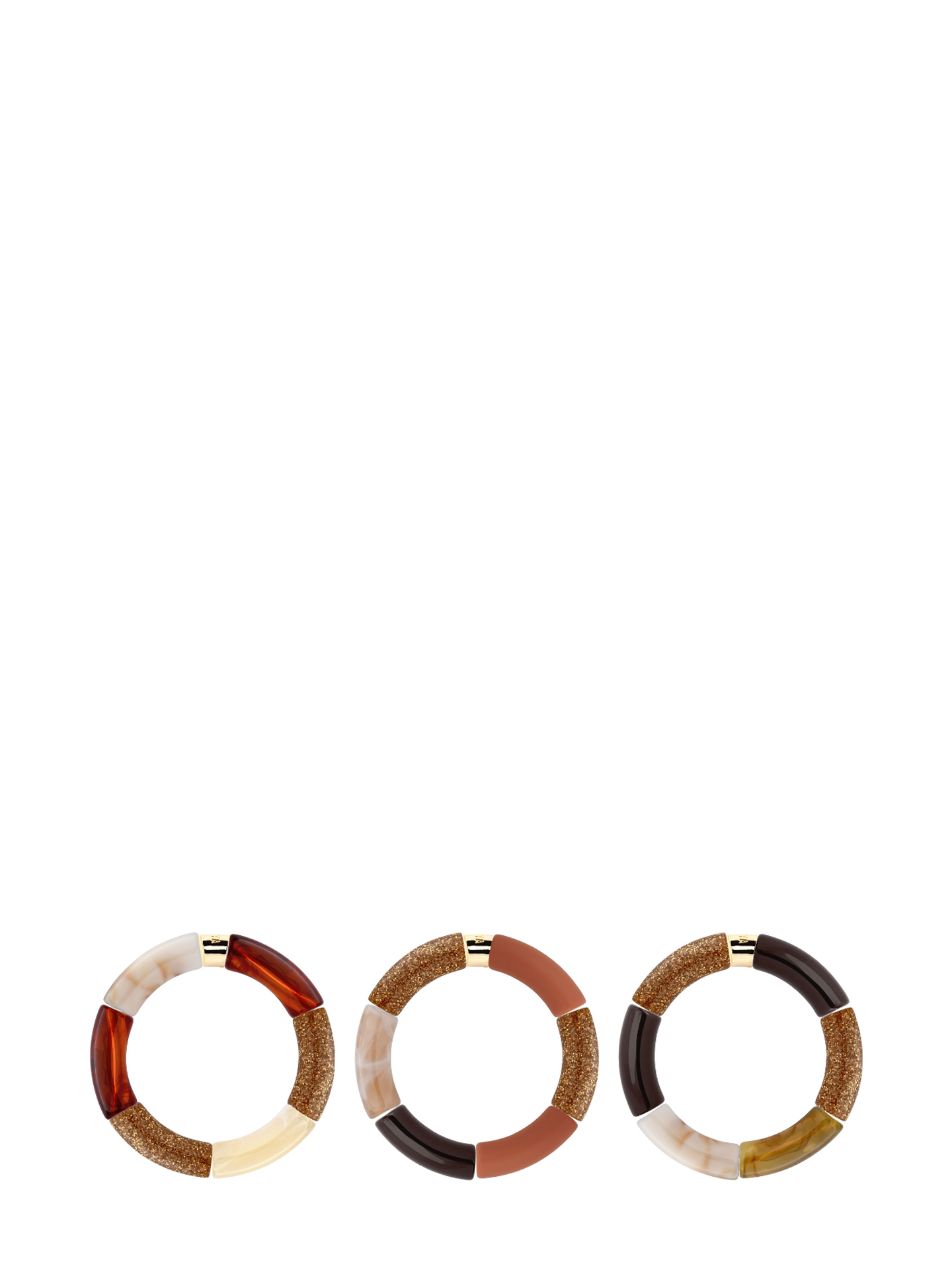 Earth Gold Pipoca bracelet, 3 colours